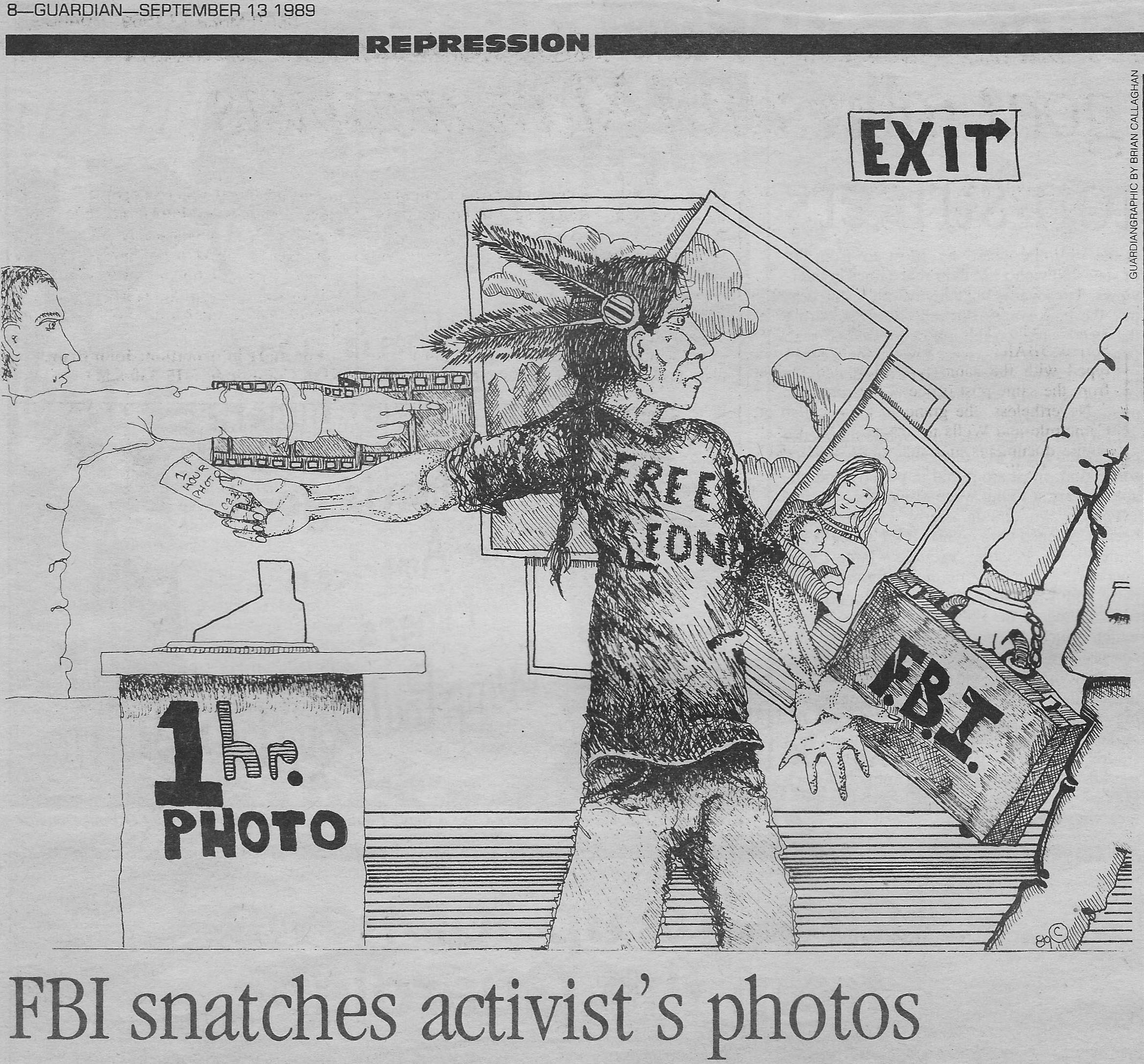 FBI snatches activist's photos